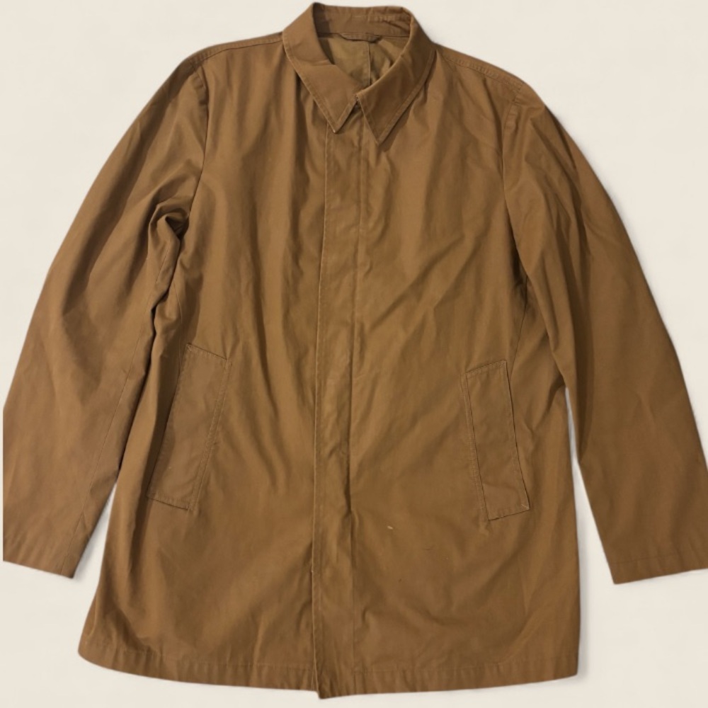 Allegri Men‎ Tan Trench Coat Size 52